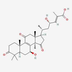 molecular formula C30H42O7 B1246033 Ganoderic Acid Lm2 