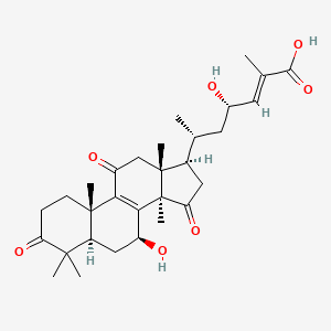 molecular formula C30H42O7 B1246033 Ganoderic Acid Lm2 CAS No. 508182-41-0