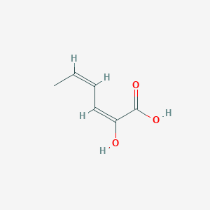 molecular formula C6H8O3 B1246037 2-Hydroxy-cis-hex-2,4-dienoate 