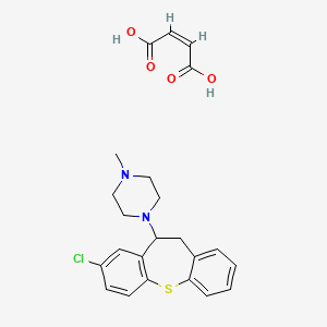 molecular formula C23H25ClN2O4S B1246038 Octoclothepin maleate CAS No. 4789-68-8