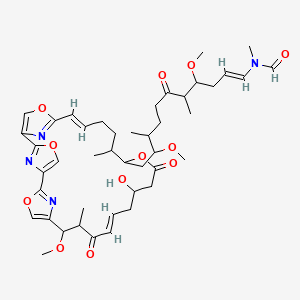 molecular formula C44H60N4O12 B1246046 Halichondramide 