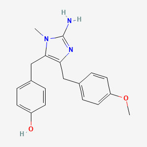 molecular formula C19H21N3O2 B1246048 Naamine A 