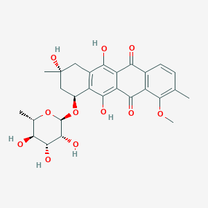 molecular formula C27H30O11 B1246049 3'-O-demethyl mutactimycin 