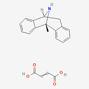 molecular formula C20H19NO4 B12460584 (-)-Dizocilpine maleate 