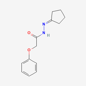 molecular formula C13H16N2O2 B12460591 N'-cyclopentylidene-2-phenoxyacetohydrazide 