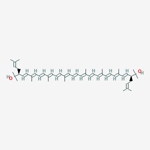 molecular formula C50H72O2 B1246088 Bisanhydrobacterioruberin 