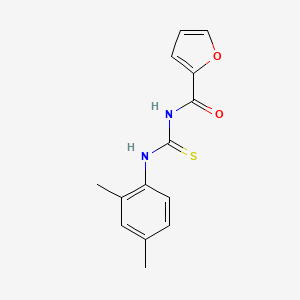 molecular formula C14H14N2O2S B12460945 N-[(2,4-dimethylphenyl)carbamothioyl]furan-2-carboxamide 