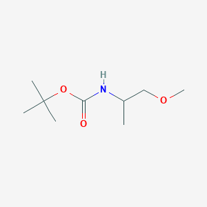 molecular formula C9H19NO3 B124610 tert-butyl N-(1-methoxypropan-2-yl)carbamate CAS No. 194156-54-2