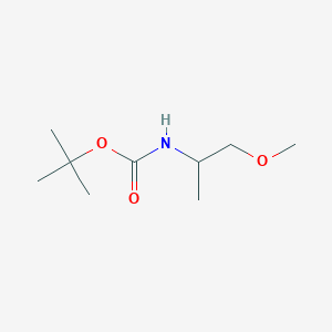 molecular formula C9H19NO3 B124610 tert-Butyl (1-methoxypropan-2-yl)carbamate CAS No. 194156-54-2
