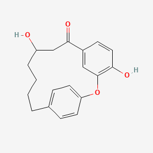 molecular formula C19H20O4 B1246103 Acerogenin M 
