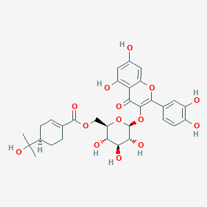molecular formula C31H34O14 B1246104 Cypellogin A 
