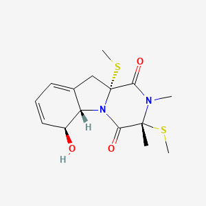 molecular formula C15H20N2O3S2 B1246106 二羟基双脱硫双(甲硫基)格利毒素 