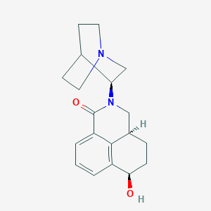 (3As,6R)-2-[(3S)-1-azabicyclo[2.2.2]octan-3-yl]-6-hydroxy-3a,4,5,6-tetrahydro-3H-benzo[de]isoquinolin-1-one