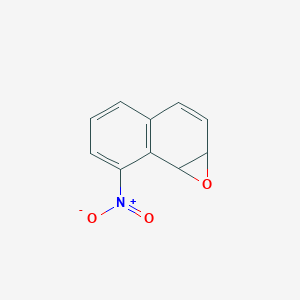 molecular formula C10H7NO3 B1246112 1-硝基萘-7,8-氧化物 