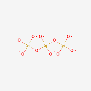 molecular formula O10Si3-8 B1246114 Metasilicate 