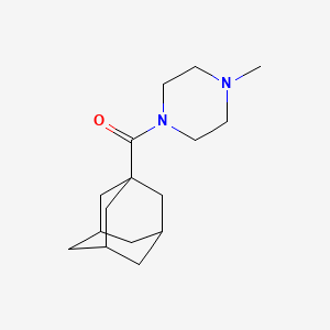 molecular formula C16H26N2O B12461210 Adamantan-1-yl-(4-methyl-piperazin-1-yl)-methanone 