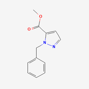 molecular formula C12H12N2O2 B12461290 methyl 1-benzyl-1H-pyrazole-5-carboxylate 