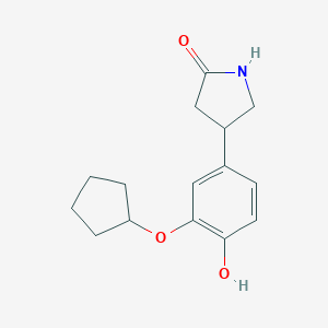 molecular formula C15H19NO3 B124613 (-Desmethyl-Rolipram CAS No. 150519-28-1