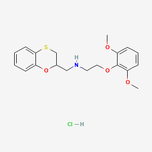molecular formula C19H24ClNO4S B1246132 Benoxathian hydrochloride CAS No. 92642-97-2