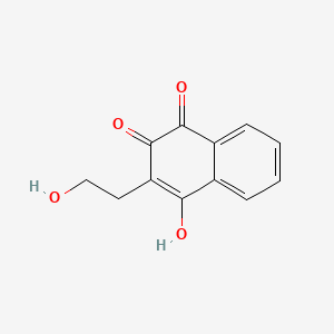 2-Hydroxy-3-(2-hydroxyethyl)naphthalene-1,4-dione