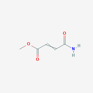 molecular formula C5H7NO3 B12461406 Methyl 3-carbamoylprop-2-enoate 