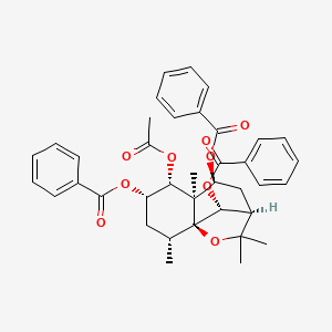 molecular formula C38H40O9 B1246148 orbiculin G 