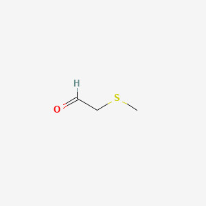 molecular formula C3H6OS B1246155 (Methylthio)acetaldehyde CAS No. 23328-62-3