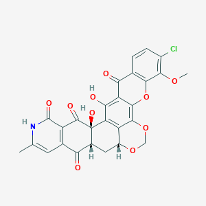 molecular formula C27H18ClNO10 B1246157 Xantholipin 