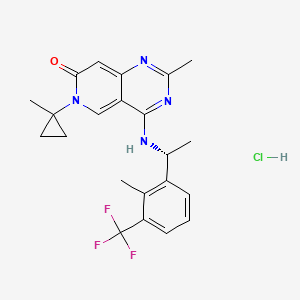 molecular formula C22H24ClF3N4O B12461576 I-37 hydrochloride 