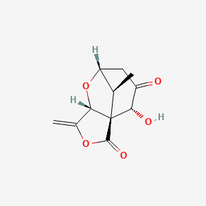 molecular formula C11H12O5 B1246162 Spiromassaritone 