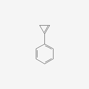 molecular formula C9H8 B1246164 1-Phenylcyclopropene 