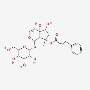molecular formula C24H30O11 B12461650 Curvifloruside F 