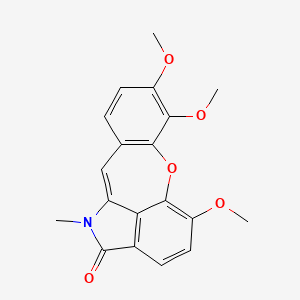molecular formula C19H17NO5 B1246166 Aristoyagonine 