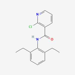 molecular formula C16H17ClN2O B12461863 2-chloro-N-(2,6-diethylphenyl)pyridine-3-carboxamide 