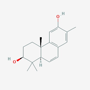 3beta,12-Dihydroxy-13-methyl-6,8,11,13-podocarpatetraene