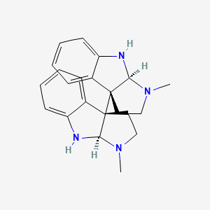 molecular formula C22H26N4 B1246192 Meso-chimonanthine 