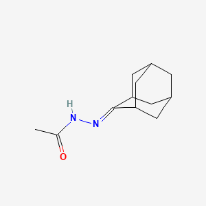 molecular formula C12H18N2O B12462022 N'-(adamantan-2-ylidene)acetohydrazide 