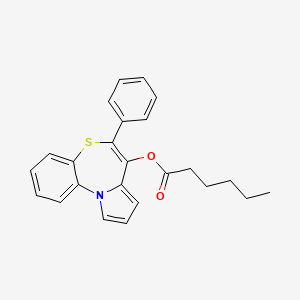 molecular formula C24H23NO2S B1246206 NF 115 