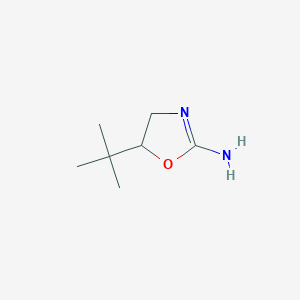 molecular formula C7H14N2O B1246208 2-Amino-5-tert-butyl-2-oxazoline 