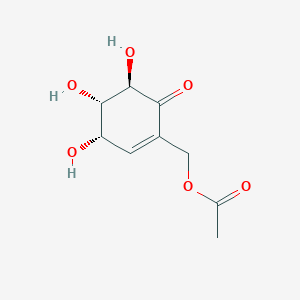 molecular formula C9H12O6 B1246214 Gabosine D 