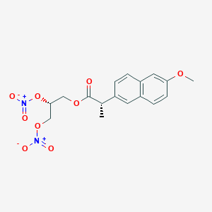 molecular formula C17H18N2O9 B1246222 Unii-A4XM3U43MN 