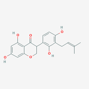molecular formula C20H20O6 B1246228 dihydrolicoisoflavone A CAS No. 164163-92-2
