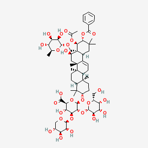 molecular formula C62H92O26 B1246244 Petersaponin III 
