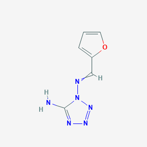 molecular formula C6H6N6O B12462500 N1-(2-Furanylmethylene)-1H-tetrazole-1,5-diamine CAS No. 303139-72-2