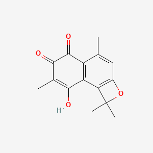 molecular formula C15H14O4 B1246252 Amentotaxone 