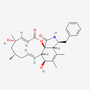 molecular formula C28H35NO5 B1246253 Cytochalasin Z9 