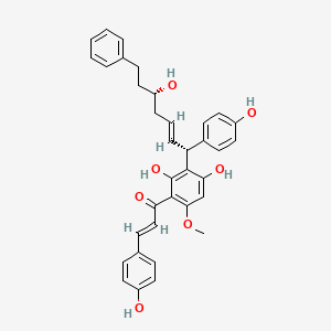 molecular formula C35H34O7 B1246257 epi-Calyxin H 