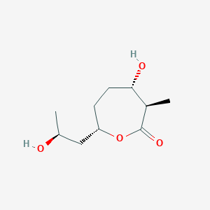 molecular formula C10H18O4 B1246258 Feigrisolide A 