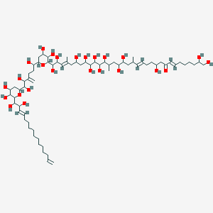 molecular formula C69H122O25 B1246260 Lingshuiol 