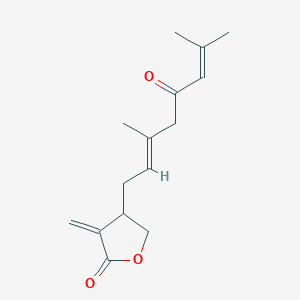molecular formula C15H20O3 B1246265 花菊酯 